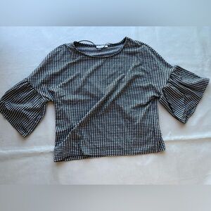 Zara gingham top